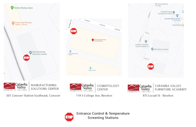 Off Campus Locations Temperature Screening Station