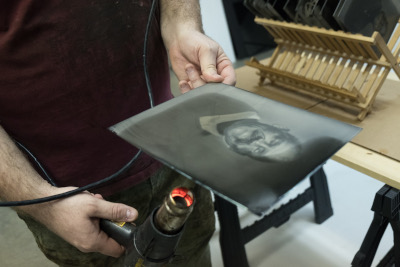 Producing a tintype