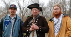 Voyt and Pauline Rudisill Scholarship American Revolution History Class with a costumed actor