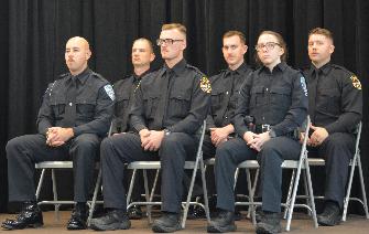 6 graduates attend BLET ceremony sitting onstage