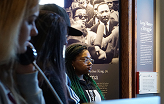 CVCC Student at Museum in Alabama