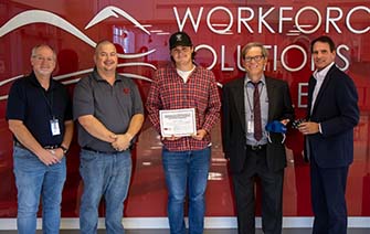 Landon D. Childres receives Foundation and WDA Award