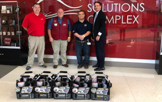 Lowe's Tool Donation Group Photo